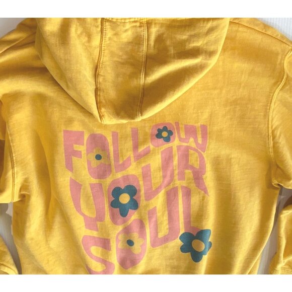 size L boho hippie Hrt & Luv pullover Follow Your Soul hoodie sweatshirt  hipste - Picture 5 of 7